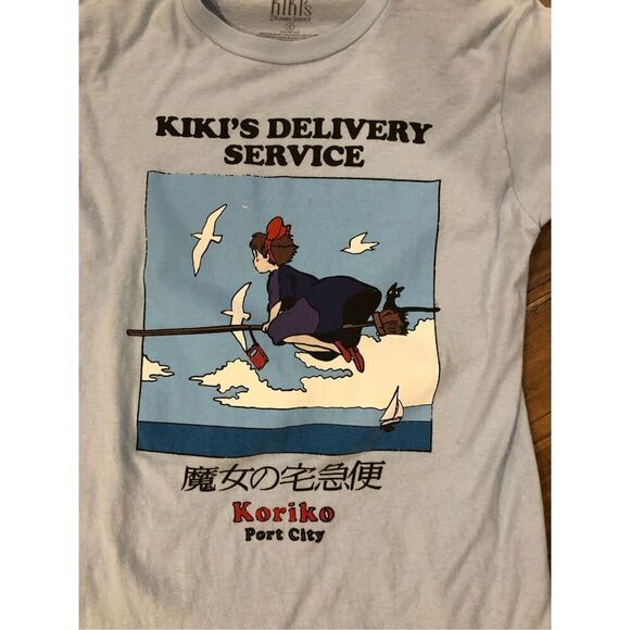 VNT Kiko’s Delivery Service Japanese T Shirt 1989 Unisex Koriko Studio Ghibli - Picture 5 of 11